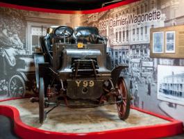 Museum vehicle back in the museum after restoration investigations