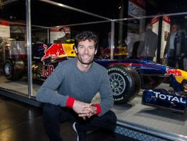 Mark Webber at Haynes International Motor Museum