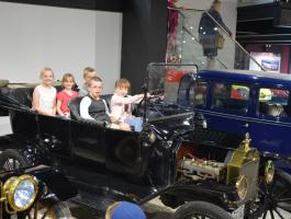 Disabled visitors have fun at the museum