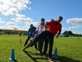 Team building at Haynes International Motor Museum